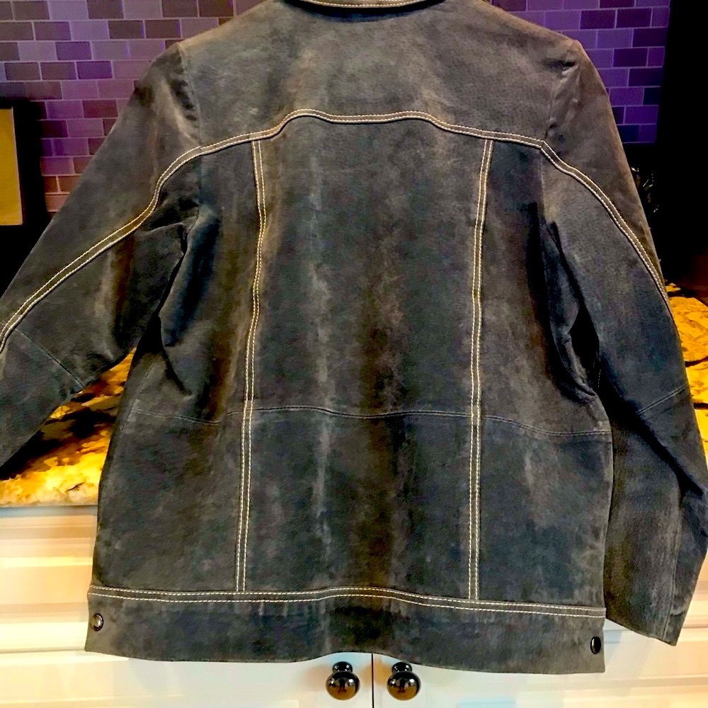 **BACK TO SCHOOL SALE**KIDS WILSON suede leather jacket - Picture 4 of 16